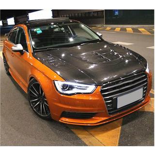 Capota V1 (pentru Sedan 2012-2016, fibra de carbon) Audi A3 2012-2020 foto 3