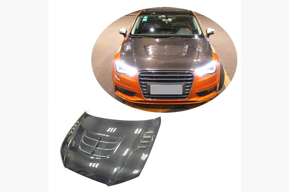 Audi A3 2012-2020 Capota V1 (pentru Sedan 2012-2016, fibra de carbon) Image