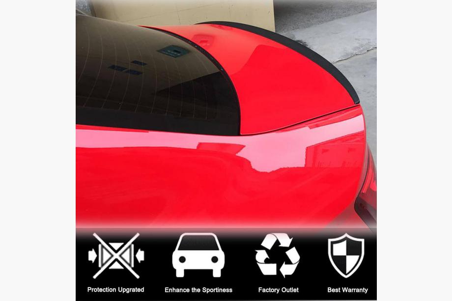 Audi A3 2012-2020 Spoiler portbagaj spate (FRP) Foto 2