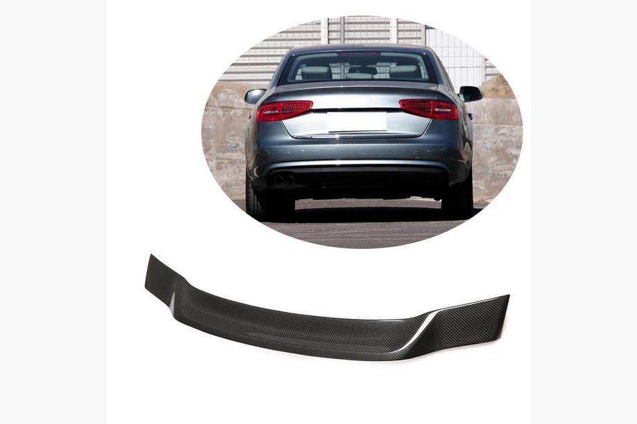 Audi A4 B8 2007-2015 Spoiler V4 (pentru Base 2011-2015, Carbon) Foto 1