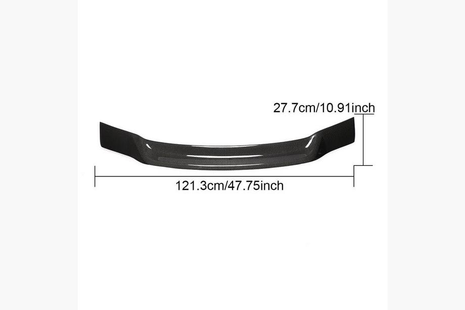 Audi A4 B8 2007-2015 Spoiler V4 (pentru Base 2011-2015, Carbon) Foto 5