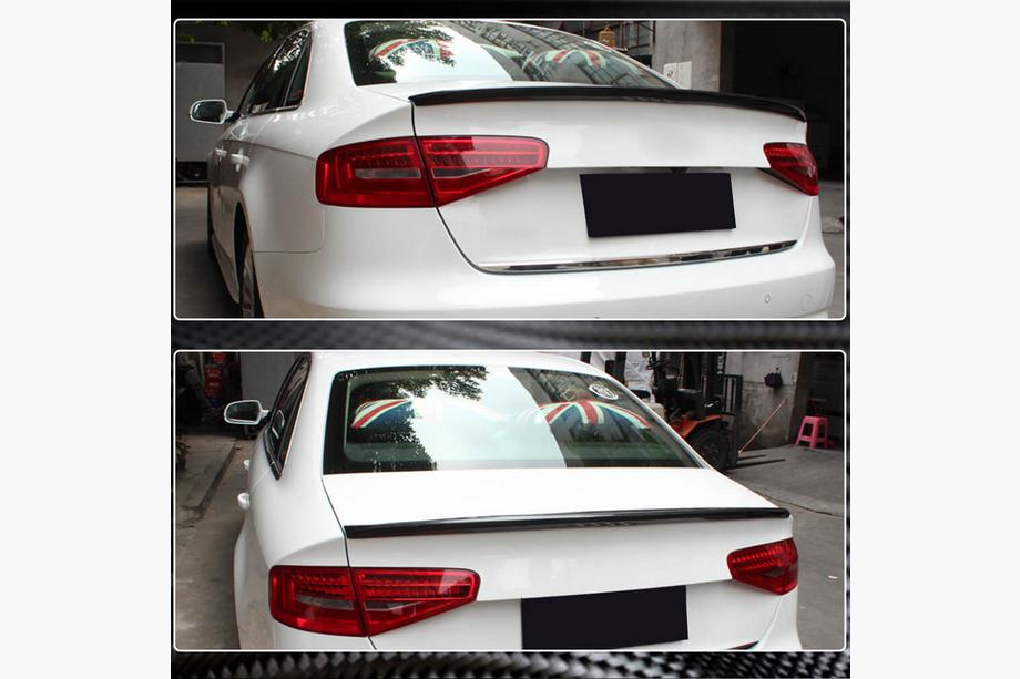 Audi A4 B8 2007-2015 Spoiler V2 (pentru Base 2011-2015, Carbon) Foto 3