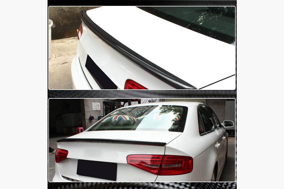 Audi A4 B8 2007-2015 Spoiler V2 (pentru Base 2011-2015, Carbon) Foto 4