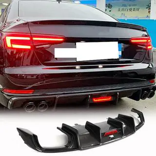 Difuzor bara spate (pentru Base Sedan 2015-2019, Carbon) foto 1