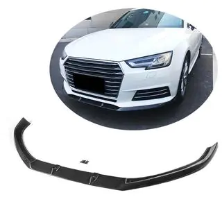Splitter buza bara fata Lip V1 (pentru Base Sedan 2015-2019, Carbon) foto 1