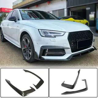 Ornamente proiectoare de ceata V2 (pentru S-Line Sedan 2015-2019, Carbon) foto 1