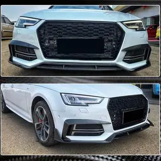 Ornamente proiectoare de ceata V2 (pentru S-Line Sedan 2015-2019, Carbon) foto 4