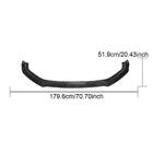 Audi A5 2016-2025 Prelungire bara fata Lip V2 (pentru S-Line 2016-2020, Carbon) foto 8