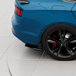 Extensii bara spate Flap (pentru S-Line 2016-2020, Carbon) foto 2