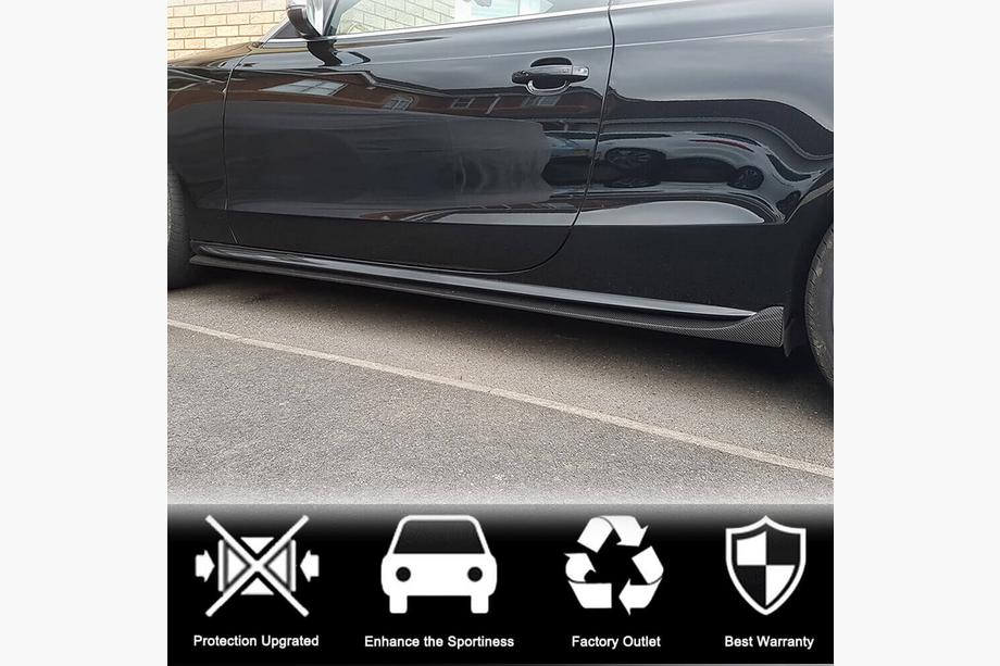 Audi A5 2007-2015 Praguri Laterale (Coupe/Cabriolet, Carbon) Foto 2