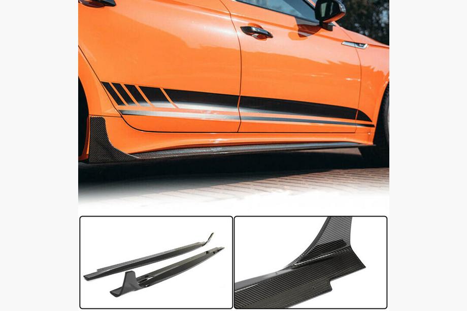 Audi A5 2016-2025 Praguri Laterale 2021-2025 V1 (pentru Sportback, Carbon) Image