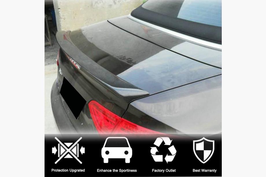 Audi A5 2007-2015 Spoiler V1 Cabriolet Carbon Foto 2