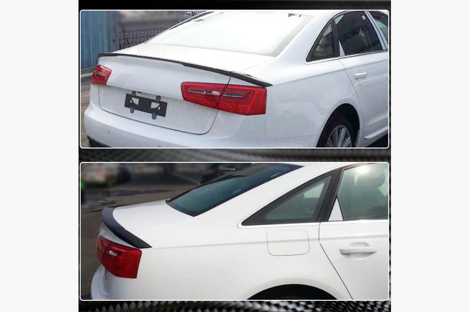 Audi A6 C7 2011–2018 Spoiler Lip V4 (Carbon) Foto 4