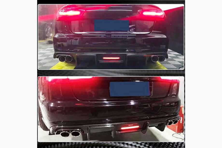 Audi A6 C7 2011–2018 Difuzor bara spate Carbon (pentru Base 2014-2018) Foto 3