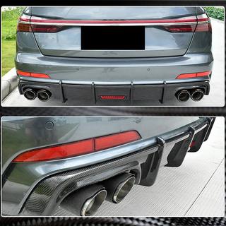 Difuzor spate bara (pentru Base Sedan 2018-2023, Carbon) foto 3