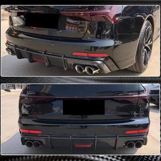 Difuzor spate bara (pentru Base Sedan 2018-2023, Carbon) foto 4