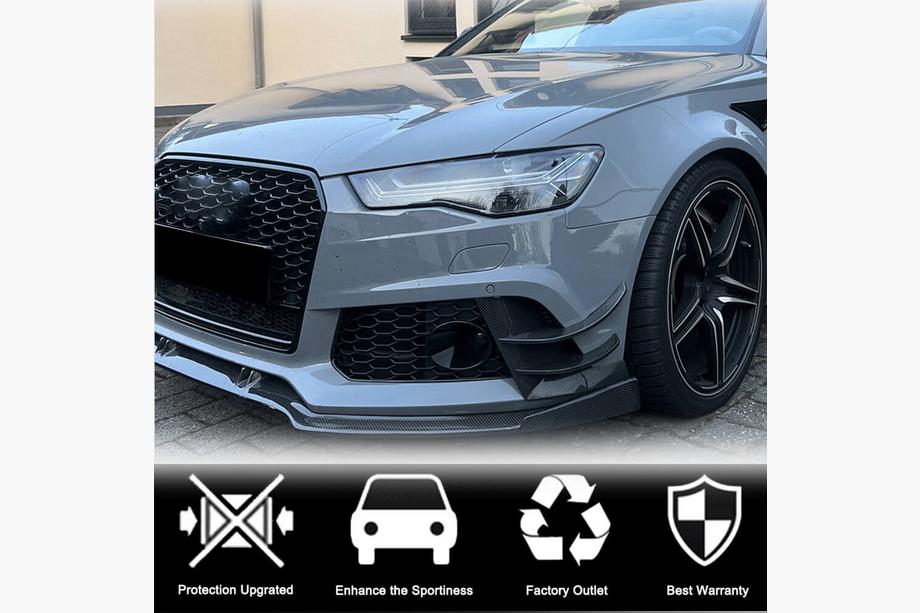 Audi A6 C7 2011-2017 Capace bara fata (pentru RS6, 4 buc, Carbon) Foto 2
