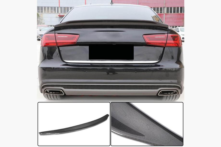 Audi A6 C7 2011–2018 Spoiler Lip V2 (Carbon) Foto 2