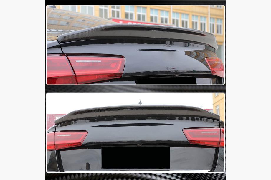 Audi A6 C7 2011–2018 Spoiler Lip V2 (Carbon) Foto 4