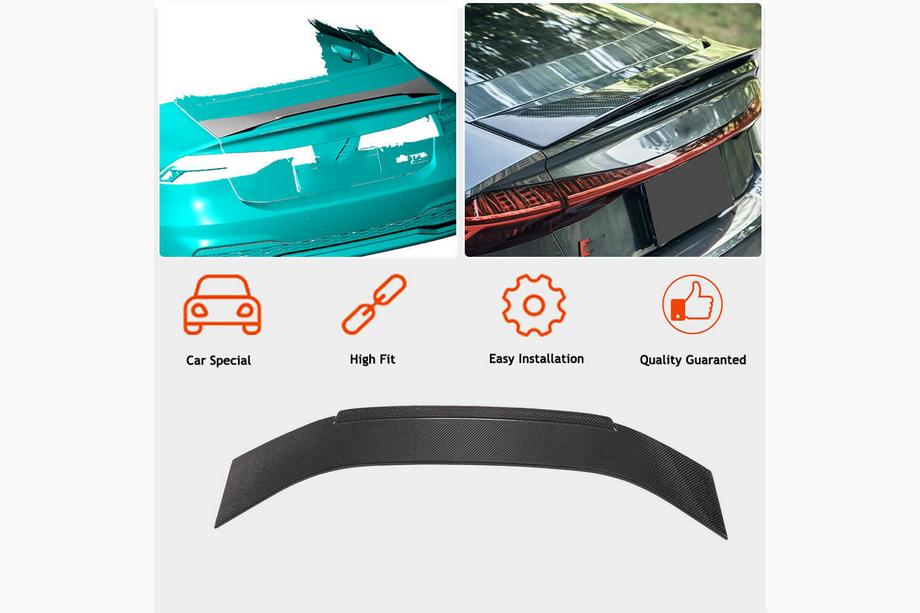 Audi A7 2018- Spoiler V2 (Carbon) Foto 2