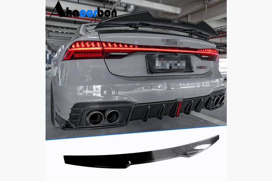 Audi A7 2018- Spoiler V3 (Carbon) Foto 8