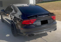 Audi A7 2010-2018 Difuzor bara spate V2 (pentru S-Line, 2010-2014, Carbon) foto 3