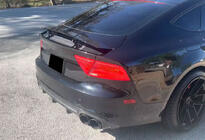 Audi A7 2010-2018 Difuzor Bara Spate V1 (pentru S-Line, 2010-2014, Plastic) foto 5