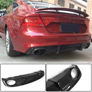 Difuzor bara spate V3 (pentru S-Line, 2010-2014, Carbon) foto 1