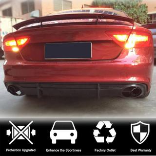 Difuzor bara spate V3 (pentru S-Line, 2010-2014, Carbon) foto 2