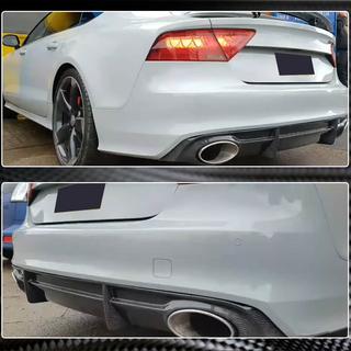 Difuzor bara spate V3 (pentru S-Line, 2010-2014, Carbon) foto 4