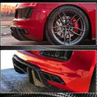 Audi R8 2015- Difuzor bara spate V1 (2015-2020, Carbon) foto 3