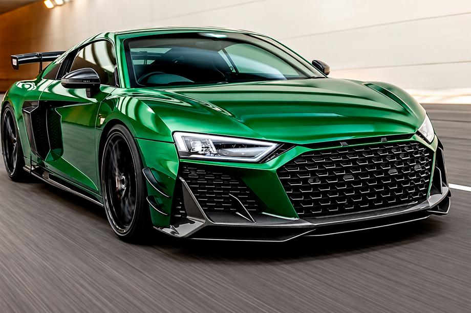 Audi R8 2015- Prelungire bara fata Lip V1 (Carbon) Foto 1