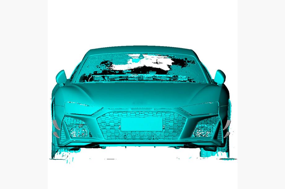 Audi R8 2015- Extensii bara fata (2023+, Carbon) Foto 3