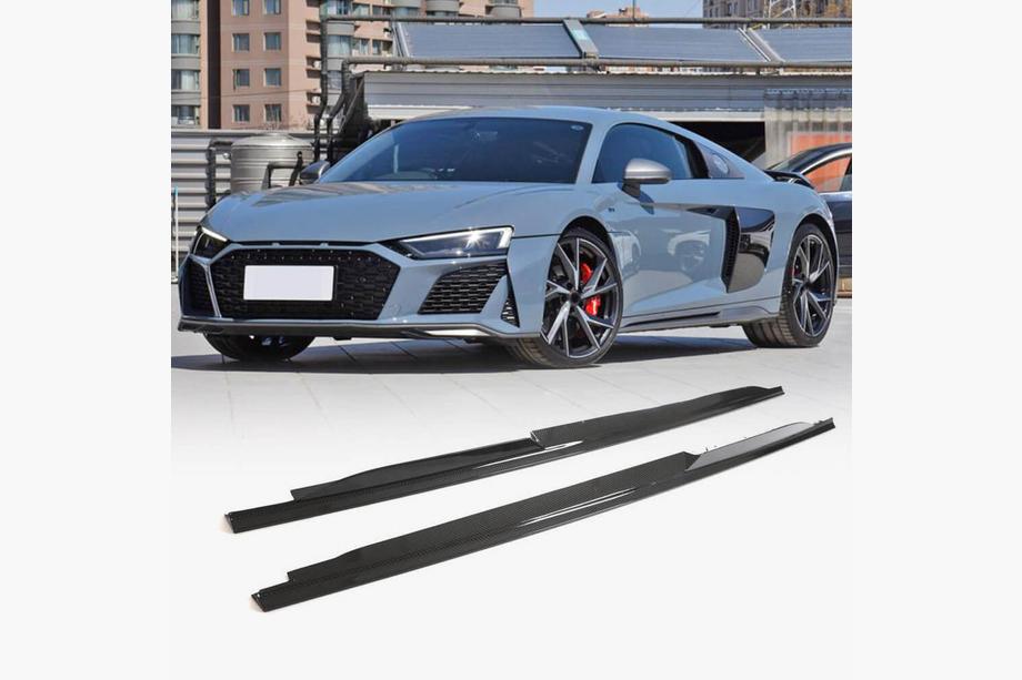 Audi R8 2015- Praguri Laterale V1 (Carbon) Foto 1