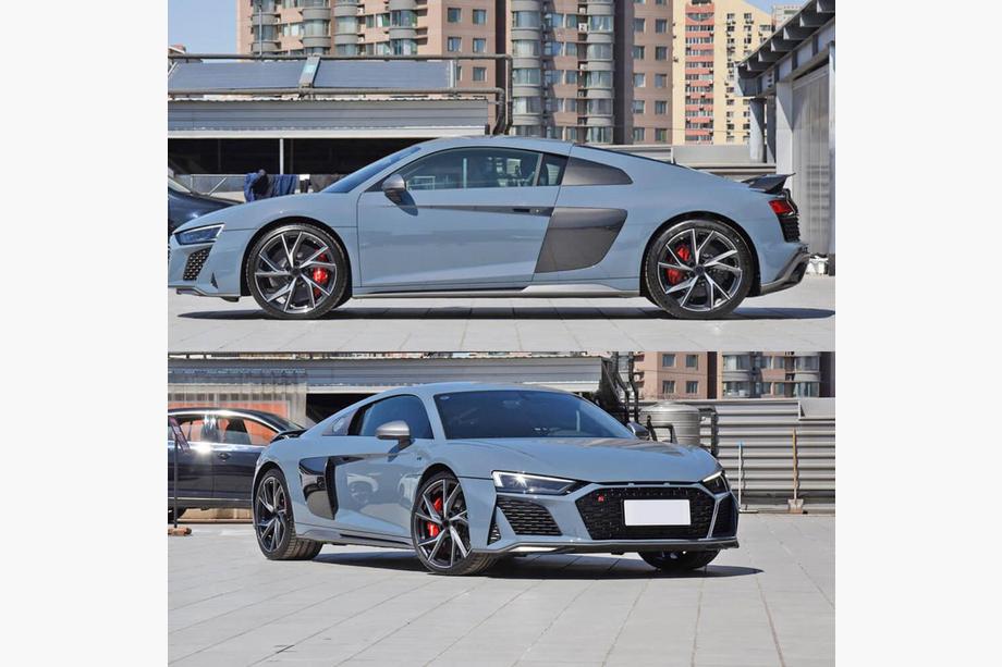 Audi R8 2015- Praguri Laterale V1 (Carbon) Foto 2