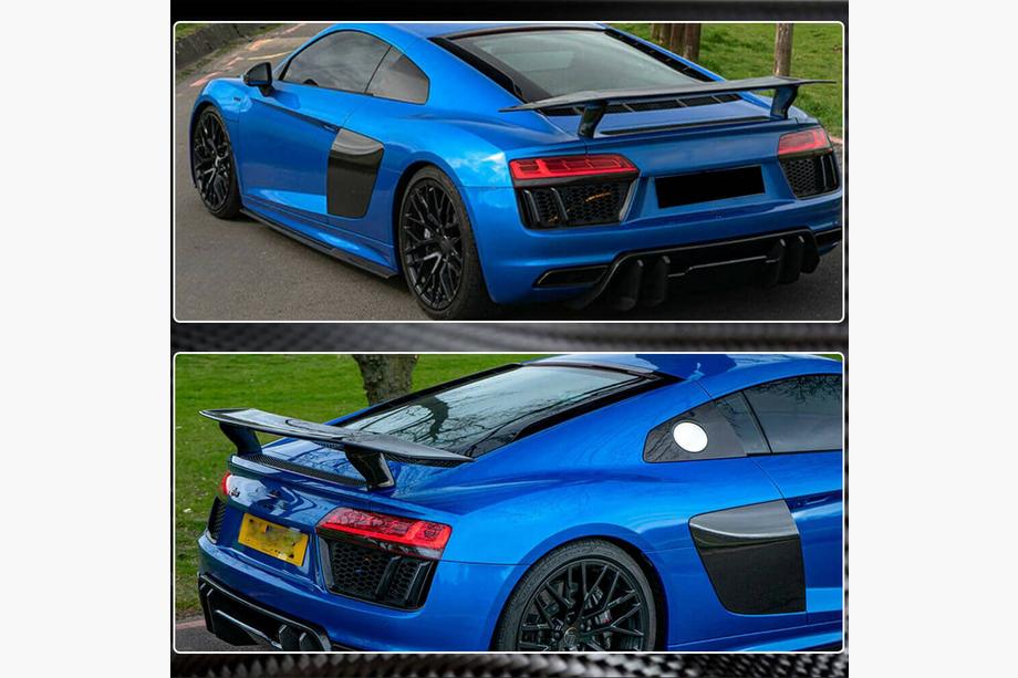 Audi R8 2015- Spoiler V1 (Carbon) Foto 4