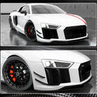 Audi R8 2015- Extensii bara fata V3 (2015-2020, Carbon) foto 5