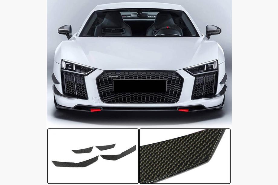 Audi R8 2015- Extensii bara fata V3 (2015-2020, Carbon) Image
