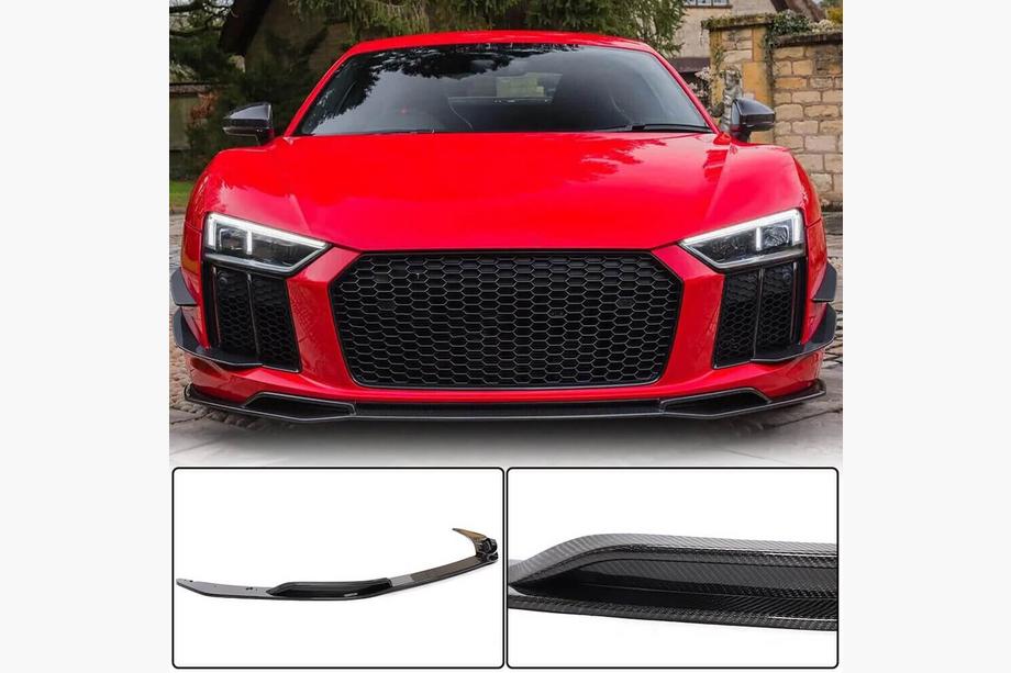 Audi R8 2015- Prelungire Bara Fata Lip V3 (2015-2020, Carbon) Image