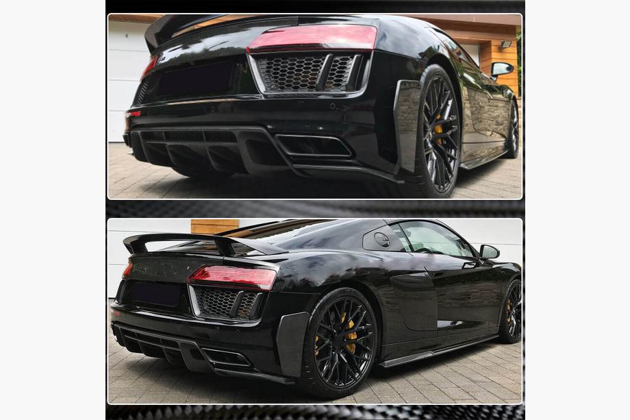 Audi R8 2015- Splittere bara spate V2 (2015-2020, Carbon) Foto 5
