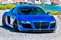 Audi R8 2006-2015 Lip Bara Fata (Carbon) foto 1