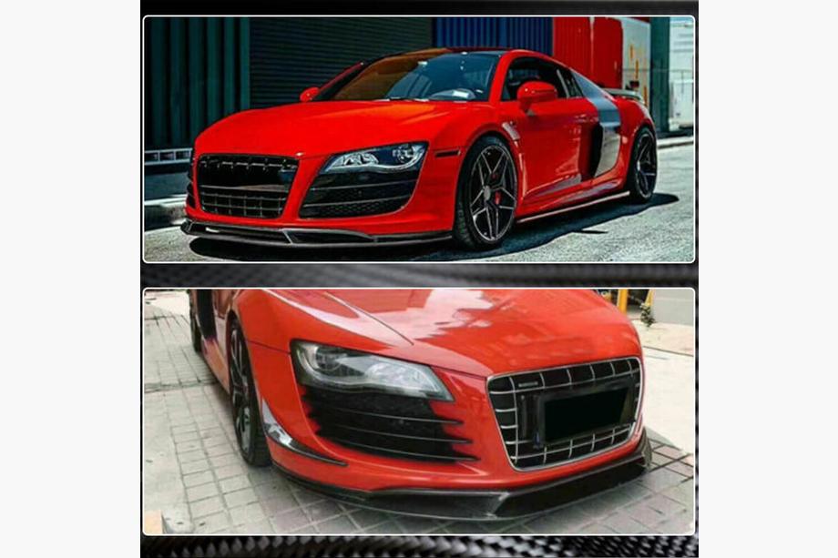 Audi R8 2006-2015 Lip Bara Fata (Carbon) Foto 5