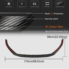 Audi A3 2012-2020 Prelungiri lip spoiler bara fata V5 (pentru RS3 Sedan 2017-2020, Carbon) foto 6