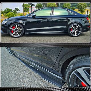 Praguri laterale (pentru RS3 Sedan 2017-2019, carbon) Audi A3 2012-2020 foto 3