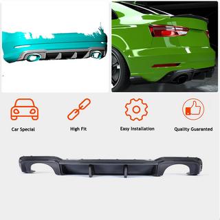 Difuzor bara spate V1 (pentru RS3 Sedan 2017-2019, Carbon) Audi A3 2012-2020 foto 2