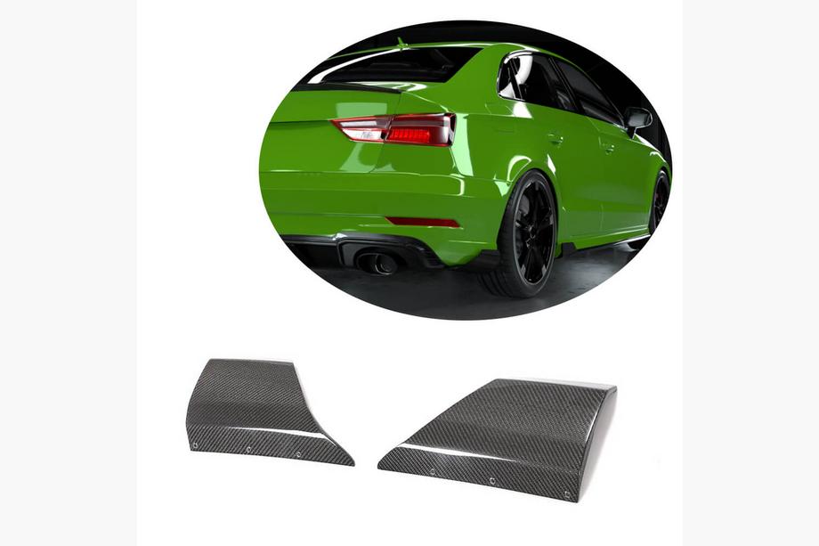 Audi A3 2012-2020 Flaps bara spate (pentru RS3 Sedan 2017-2019, Carbon) Image