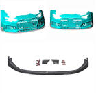 Audi A4 B9 2015-2024 Lip Bara Fata V1 pentru RS4 Avant 2019-2021 Carbon foto 2