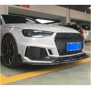 Lip Bara Fata V1 pentru RS4 Avant 2019-2021 Carbon foto 3