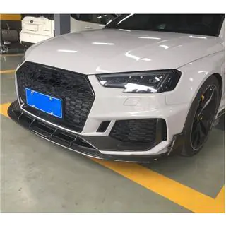 Lip Bara Fata V1 pentru RS4 Avant 2019-2021 Carbon foto 4
