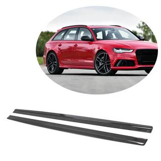Praguri Laterale Carbon (pentru RS6 Avant 2013-2016) Audi A6 C7 2011-2017 foto 1